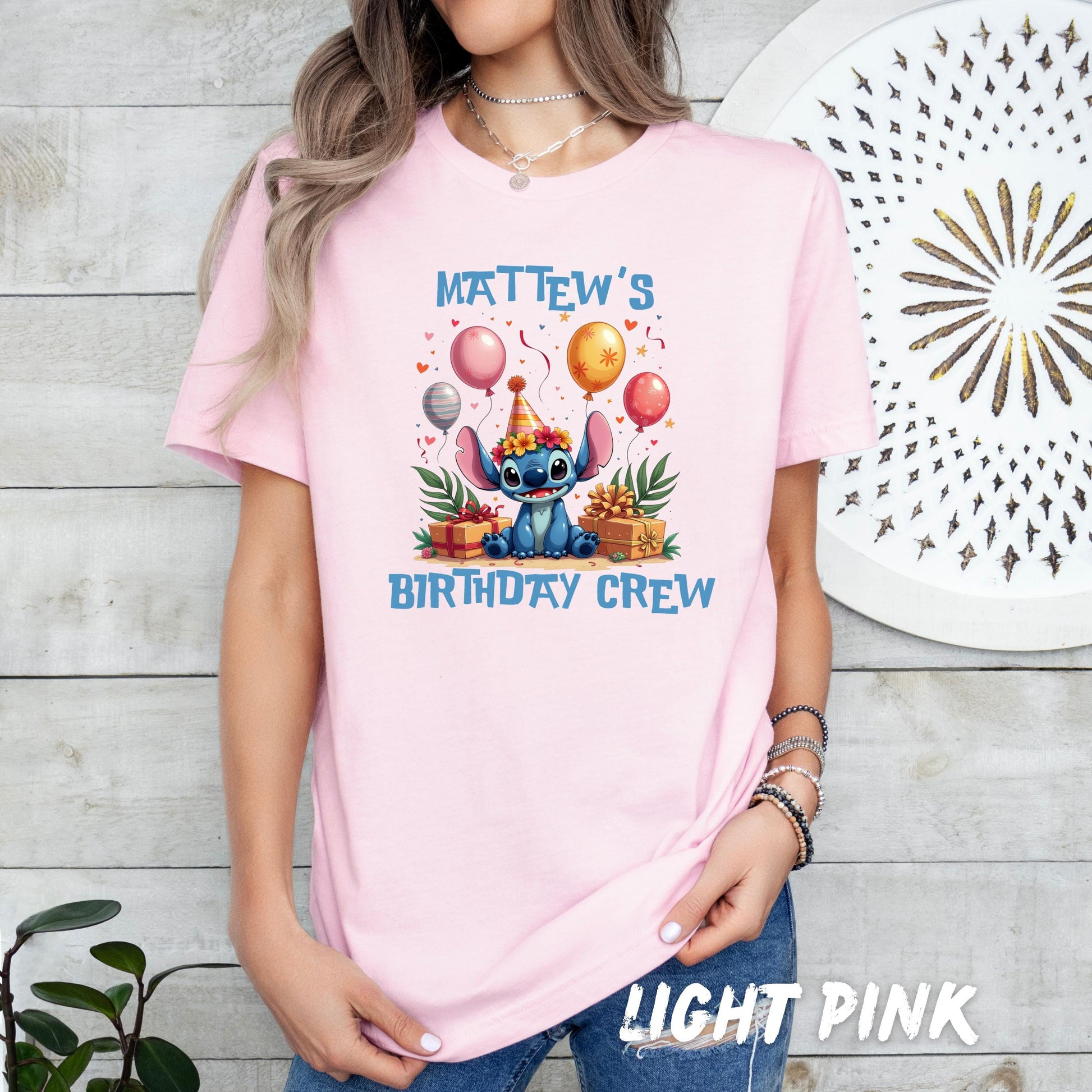 Custom Stitch Birthday Boy Shirts – Matching Family Birthday Crew Outfit