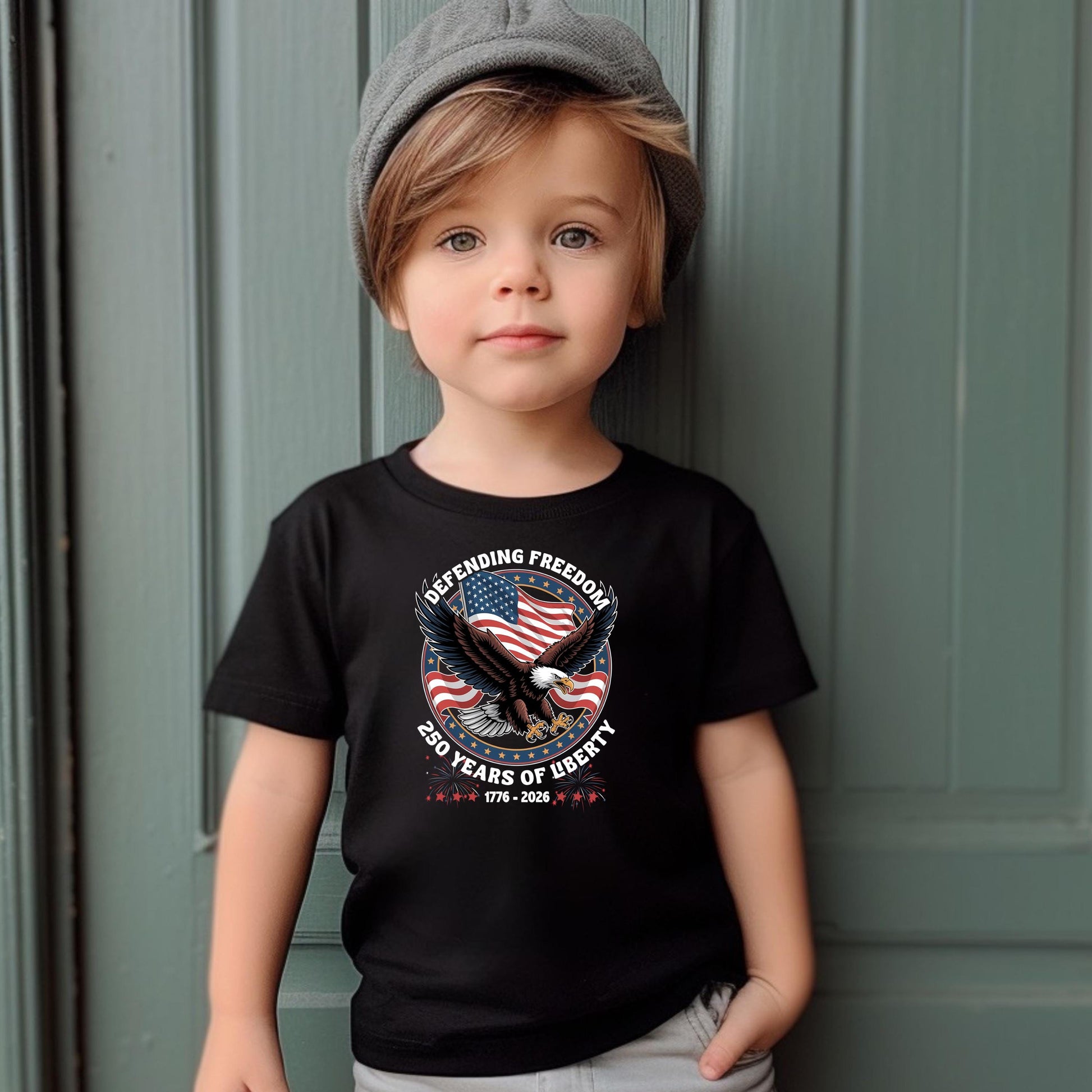 America 250th Anniversary Shirt 1776-2026, Patriotic Eagle Defending Freedom Tee, 250 Years of Liberty T-Shirt, Fourth of July Outfit