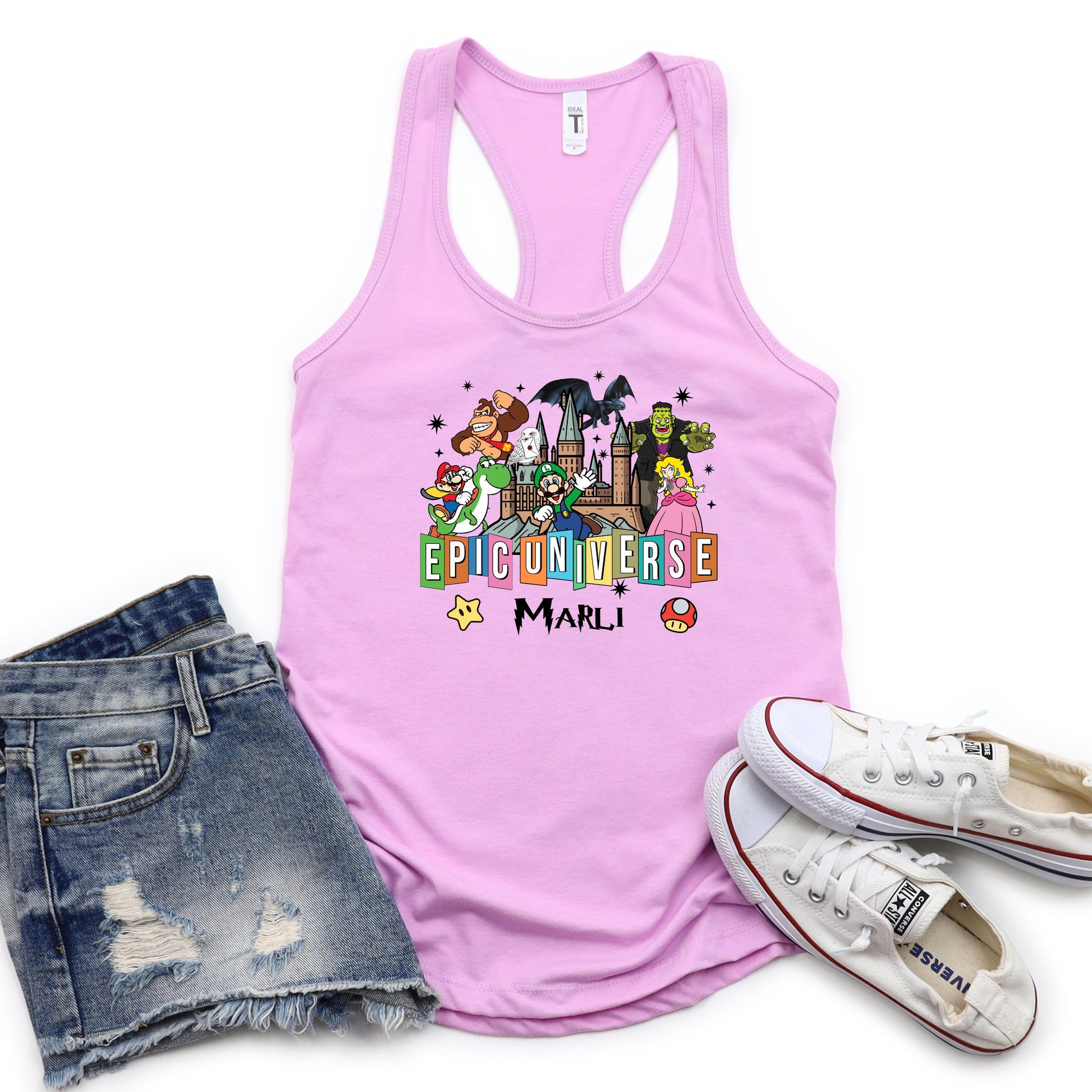 Personalized Epic Universal Studios Tank Top for women's