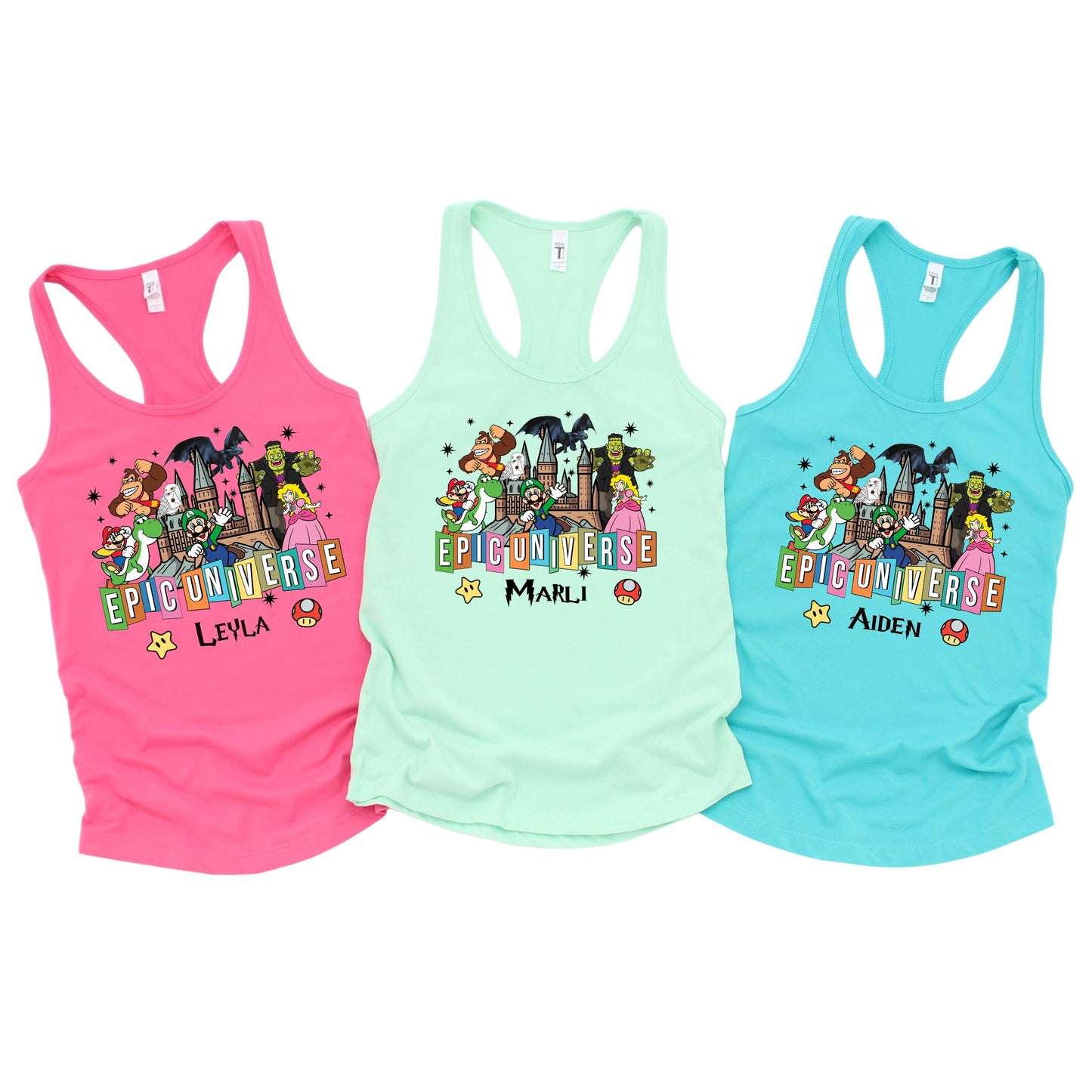 Personalized Epic Universal Studios Tank Top for women's