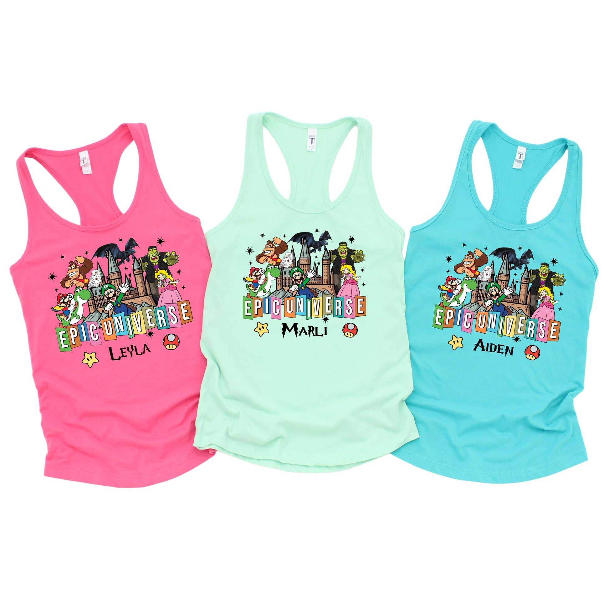 Personalized Epic Universal Studios Tank Top for women's