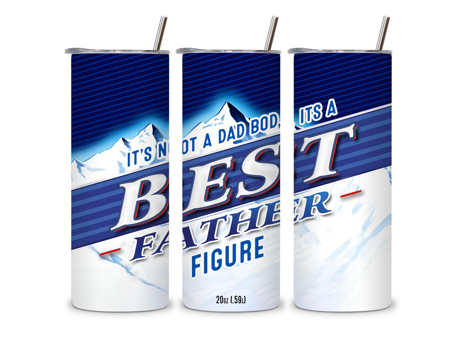 Best Dad Ever Tumbler with Straw 20oz | Dad Jokes Water Bottle, Father's day Gift, Gift For Him, Gift For Dad