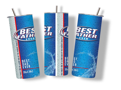 Best Dad Ever Tumbler with Straw 20oz | Dad Jokes Water Bottle, Father's day Gift, Gift For Him, Gift For Dad