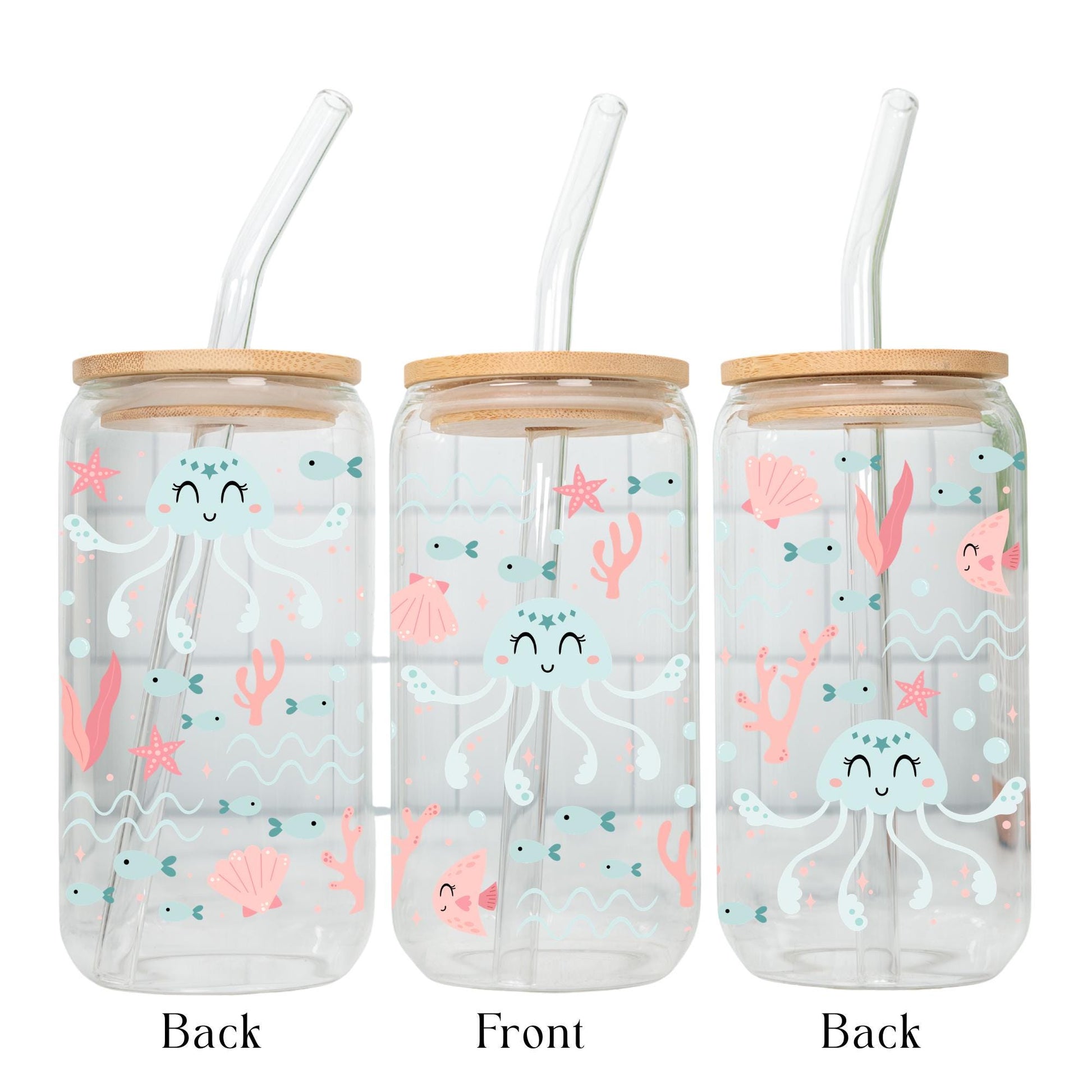 Spring Book Lover Glass Cup with Bamboo Lid and Glass Straw, Floral Reading Libbey Can Glass, Aesthetic Iced Coffee Cup, Cute Bookish Gift