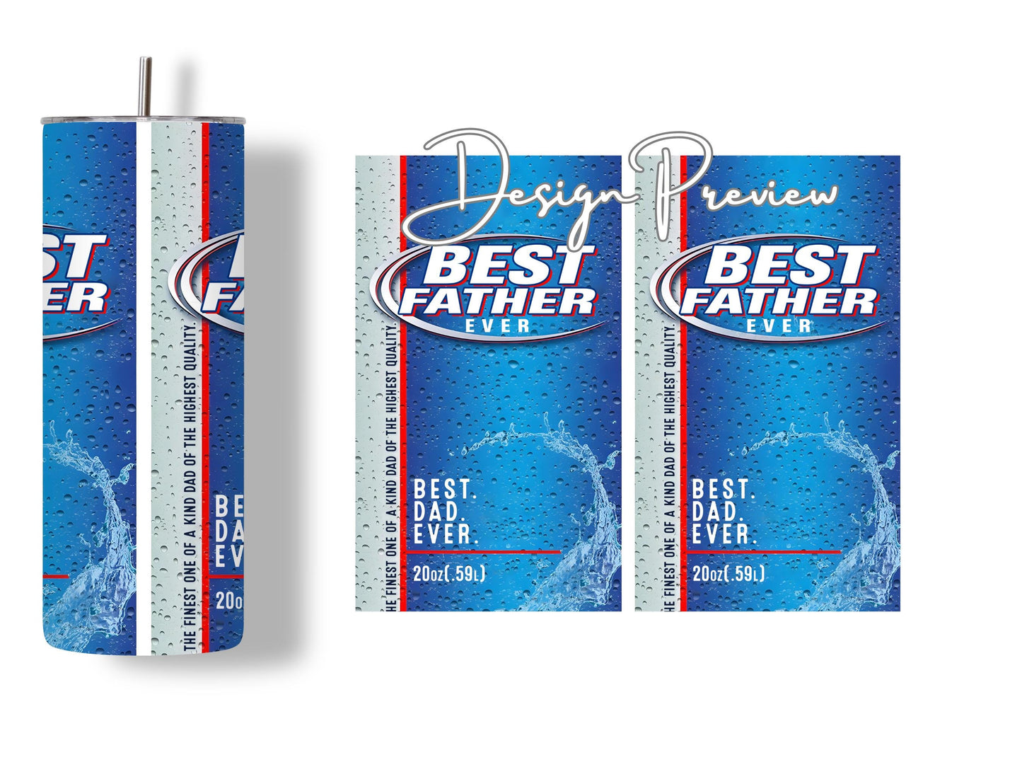 Best Dad Ever Tumbler with Straw 20oz | Dad Jokes Water Bottle, Father's day Gift, Gift For Him, Gift For Dad