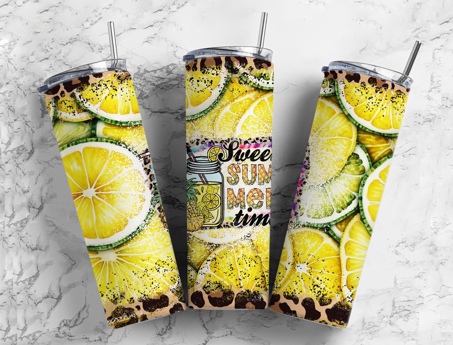 Lemon Citrus Summer Tumbler