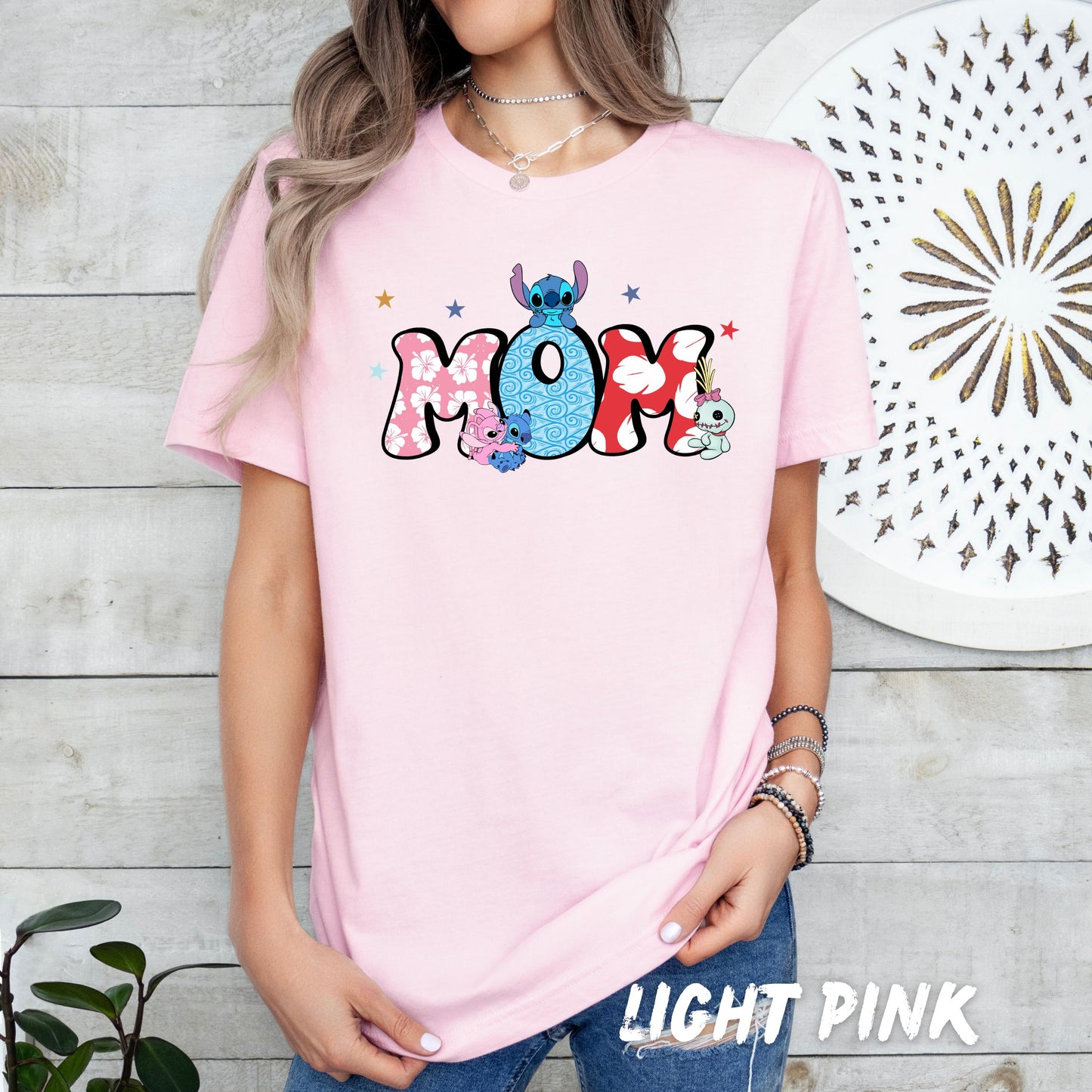 Custom Name Stitch and Angel Birthday Shirts - Stitch Doodle Shirt - Party Gift