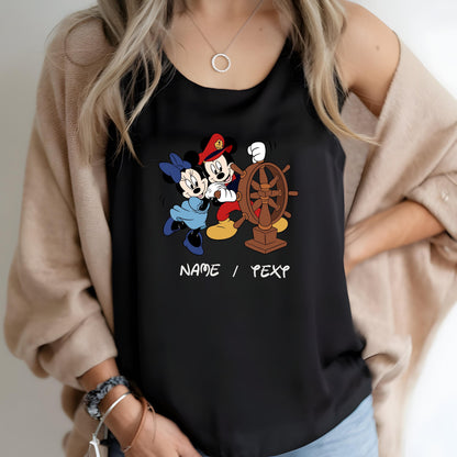 Custom Disney Cruise Women's Tank Top 2026 – Personalized Disney Vacation Trip Tee