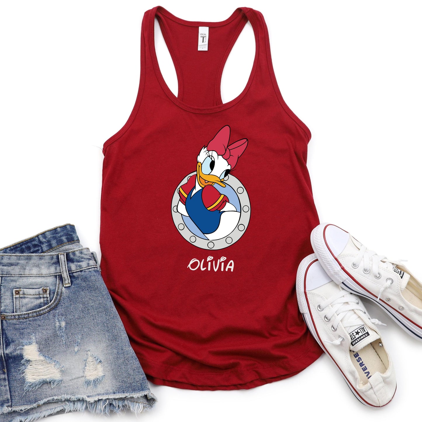 Custom Disney Cruise Women's Tank Top 2026 – Personalized Disney Vacation Trip Tee
