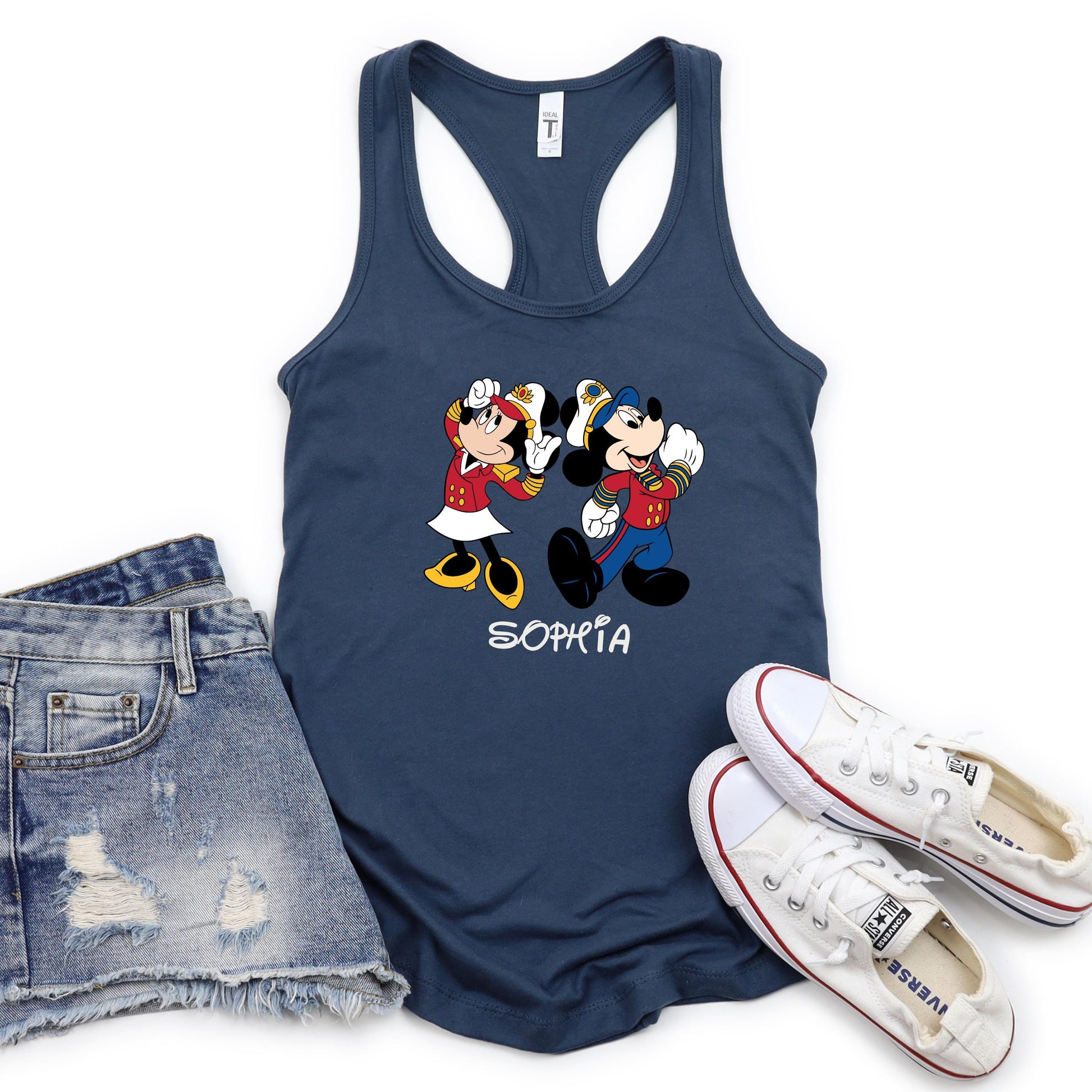 Custom Disney Cruise Women's Tank Top 2026 – Personalized Disney Vacation Trip Tee