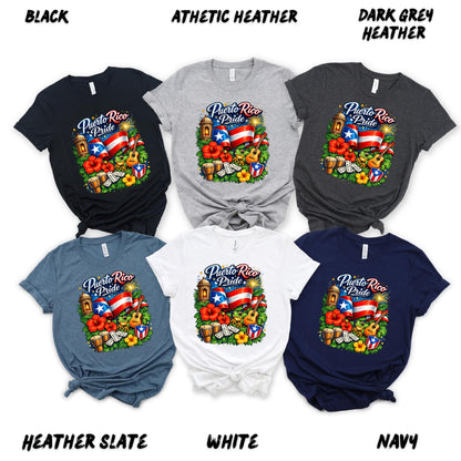 Puerto Rico Shirt, Boricua T Shirt, Puerto Rican Flag Tee, Coqui Frog Shirt, Hispanic Heritage Gift, El Morro Shirt