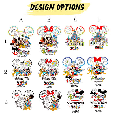 Personalized Disney Trip Backpack – Custom Disney Drawstring Backpack | Family Vacation Bag | Mickey Ears Backpack | Disney Travel Gift