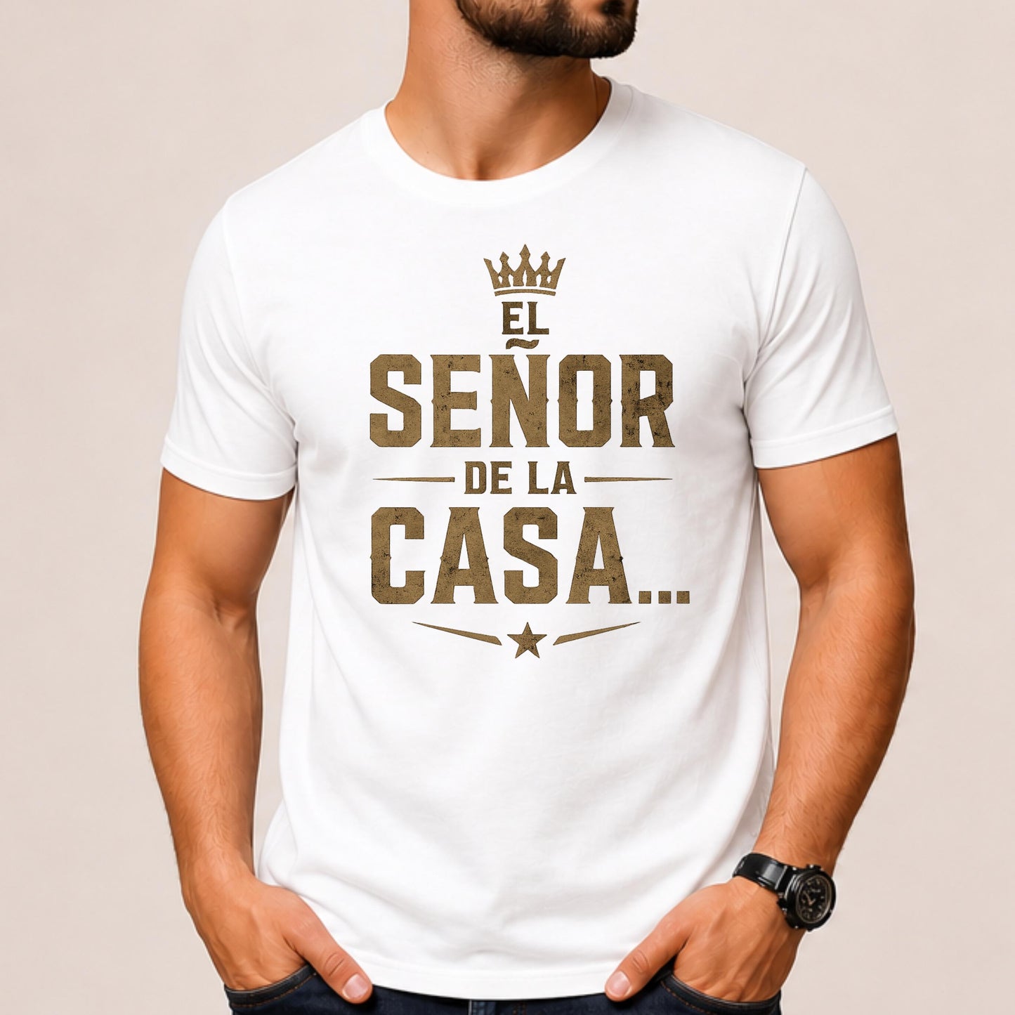 El Señor De La Casa Shirt, Funny Spanish Dad Shirt, Latino Dad Tee, Fathers Day Gift for Dad, Hispanic Father Shirt, Funny Mexican Dad Gift