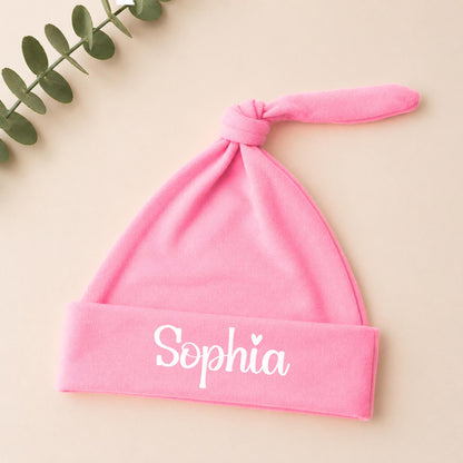 Personalized Baby Footprint Onesie & Hat Set, Custom Newborn Outfit 0-3 Months, Baby Name Bodysuit, Baby Shower Gift