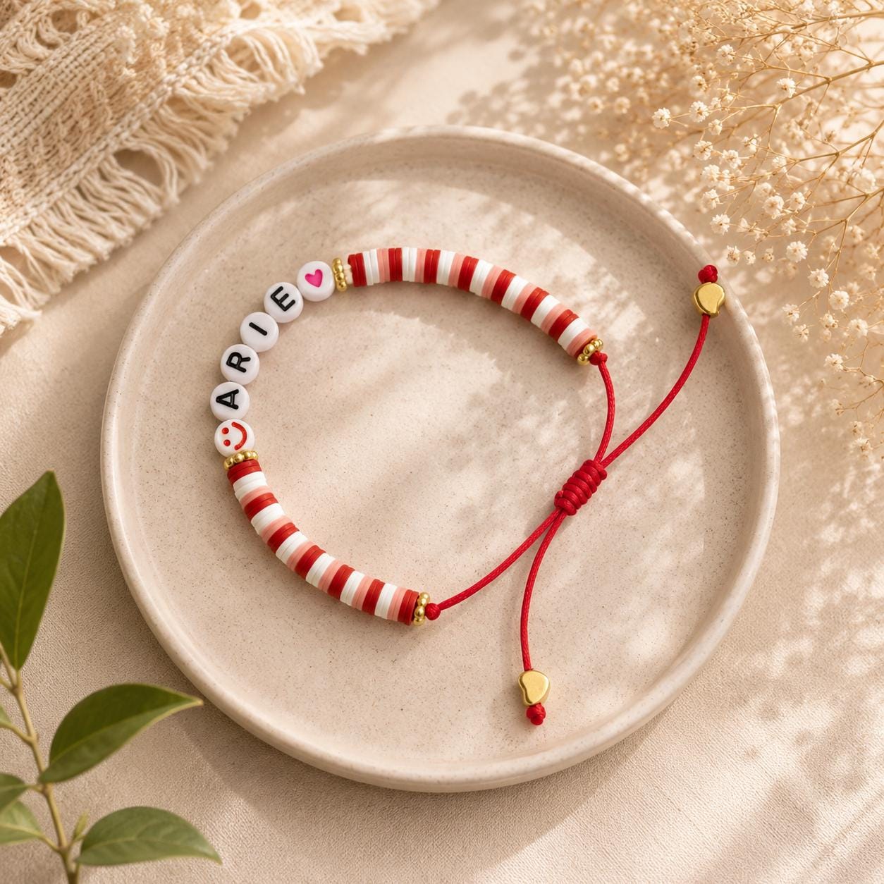 Personalized Friendship Bracelet for Girls | Custom Name Bracelet | Adjustable Kids Bracelet Anklet | Best Friend Gift for Teens & Tweens