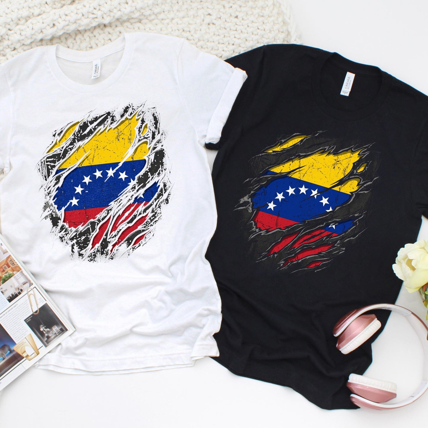 Venezuela Distressed Flag T-Shirt