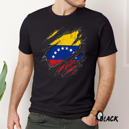 Venezuela Flag Shirt, Venezuelan Pride T-Shirt, Distressed Flag Tee, Venezuela Gift, Family Matching Shirt, Hispanic Heritage Tee