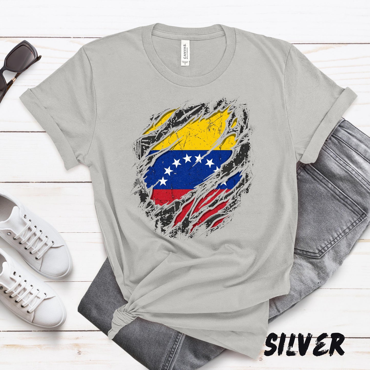 Venezuela Flag Shirt, Venezuelan Pride T-Shirt, Distressed Flag Tee, Venezuela Gift, Family Matching Shirt, Hispanic Heritage Tee