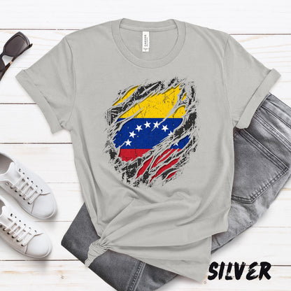 Venezuela Flag Shirt, Venezuelan Pride T-Shirt, Distressed Flag Tee, Venezuela Gift, Family Matching Shirt, Hispanic Heritage Tee