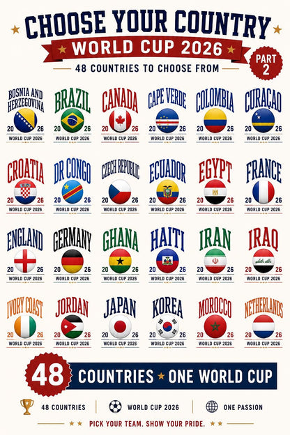 World Cup 2026 Drawstring Backpack | Choose Your Country Soccer Bag | Custom Football Fan Backpack | Sports Team Cinch Sack