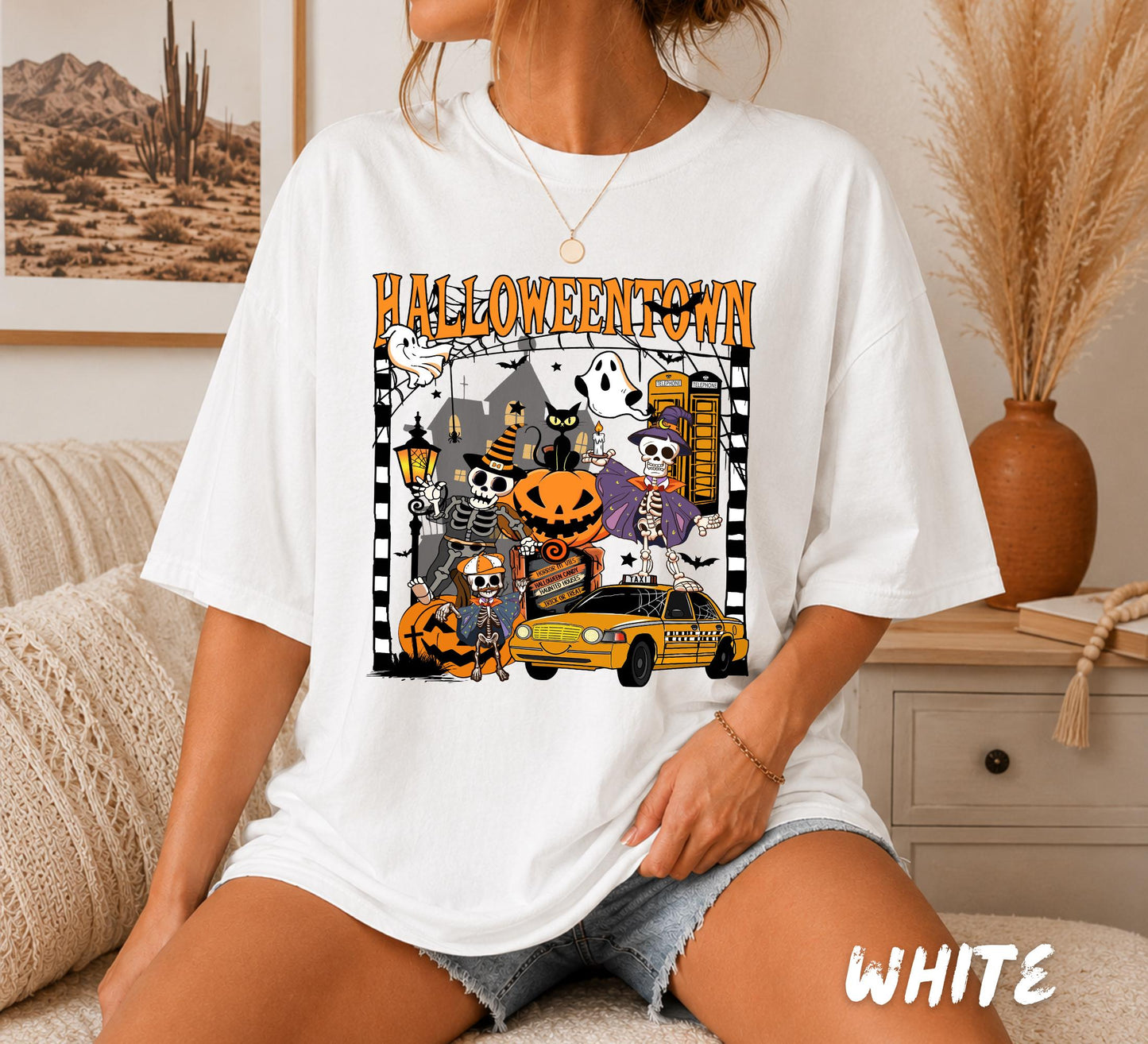 Comfort Colors® Halloweentown Sweatshirt & Shirt - Retro Fall Halloween Crewneck - Vintage Halloween Tee, Spooky Season T Shirt,