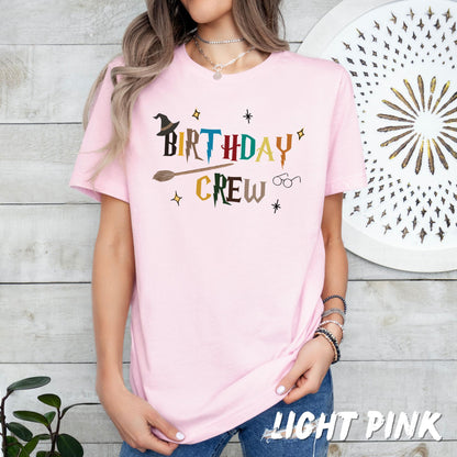 Wizard Birthday Shirts, Magic Birthday Gifts For Her, Wizard Matching Birthday Tee, Birthday Girl Shirt, Birthday Boy Shirt