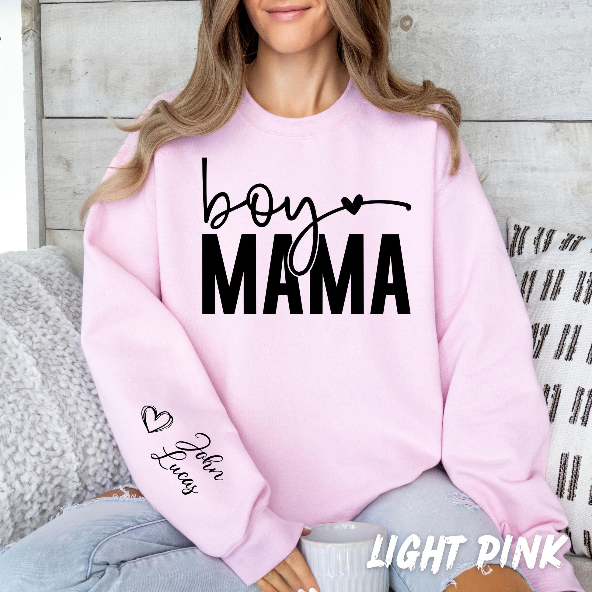 Custom Boy Mama Sweatshirt - Mama Boy Sweatshirt - Mom Life Sweater - Cute Mama Shirt - Mothers Day Gift - Mom Sweatshirt - Gift for Mom