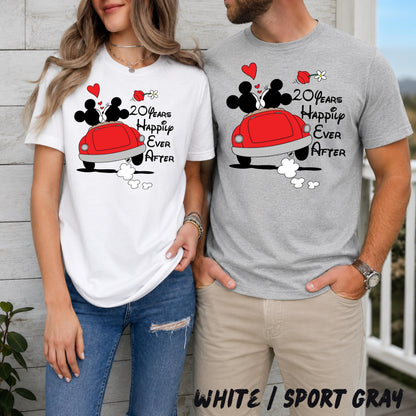 Custom Magic Anniversary Shirts – Happily Ever After T-Shirts – Personalized Magic Anniversary Tees – Magic Anniversary Gift