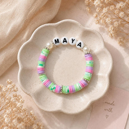 Personalized Friendship Bracelet, Custom Name Bracelet, Beaded Name Bracelet, Kids Bracelet, Best Friend Gift, Matching Bracelet