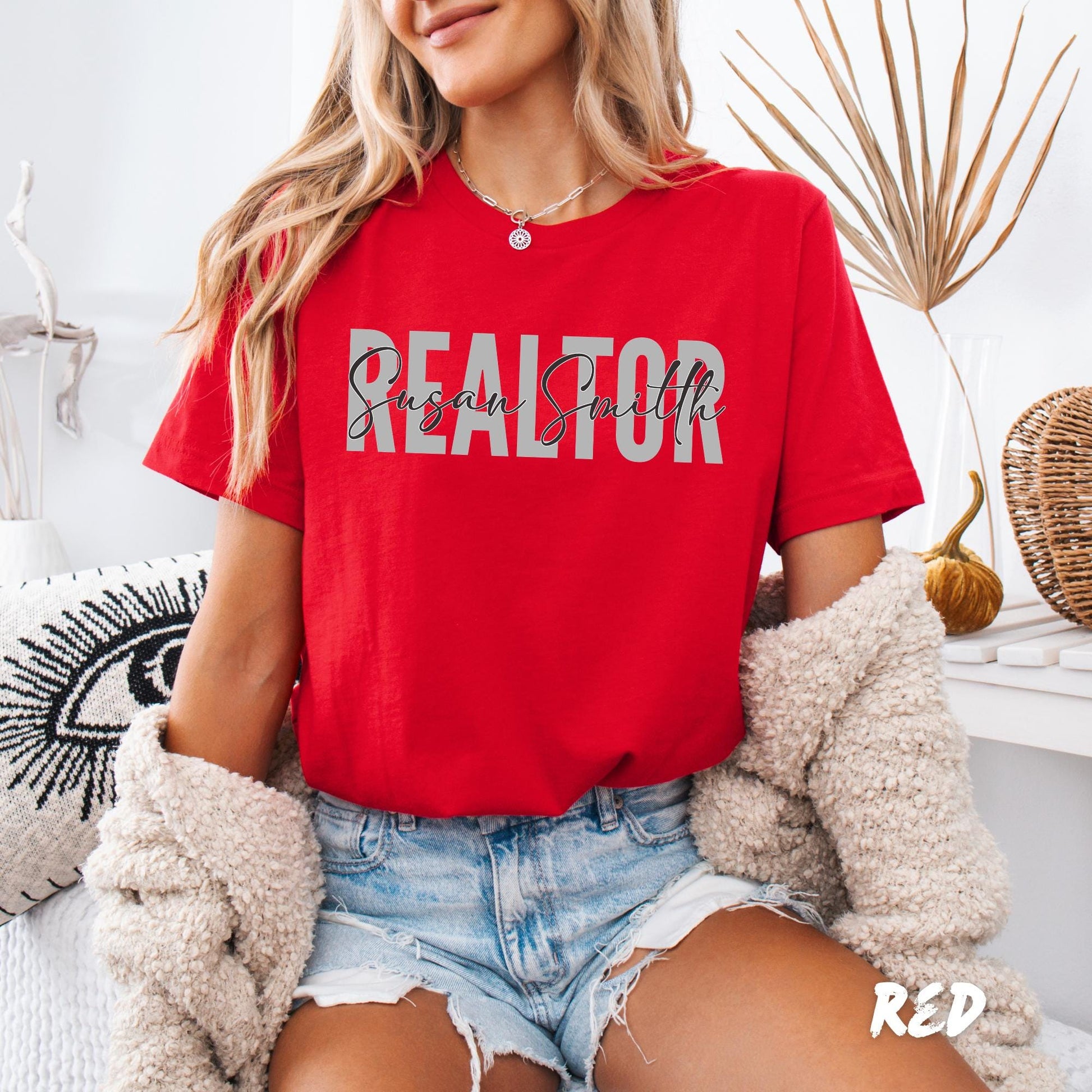 Personalized Realtor Shirt, Custom Real Estate Agent T-Shirt, Realtor Gift, Closing Day Shirt, Realtor Name Tee, Unisex T-Shirt