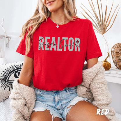 Personalized Realtor Shirt, Custom Real Estate Agent T-Shirt, Realtor Gift, Closing Day Shirt, Realtor Name Tee, Unisex T-Shirt