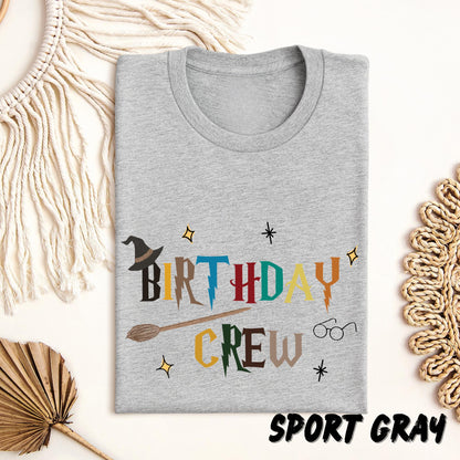 Wizard Birthday Shirts, Magic Birthday Gifts For Her, Wizard Matching Birthday Tee, Birthday Girl Shirt, Birthday Boy Shirt