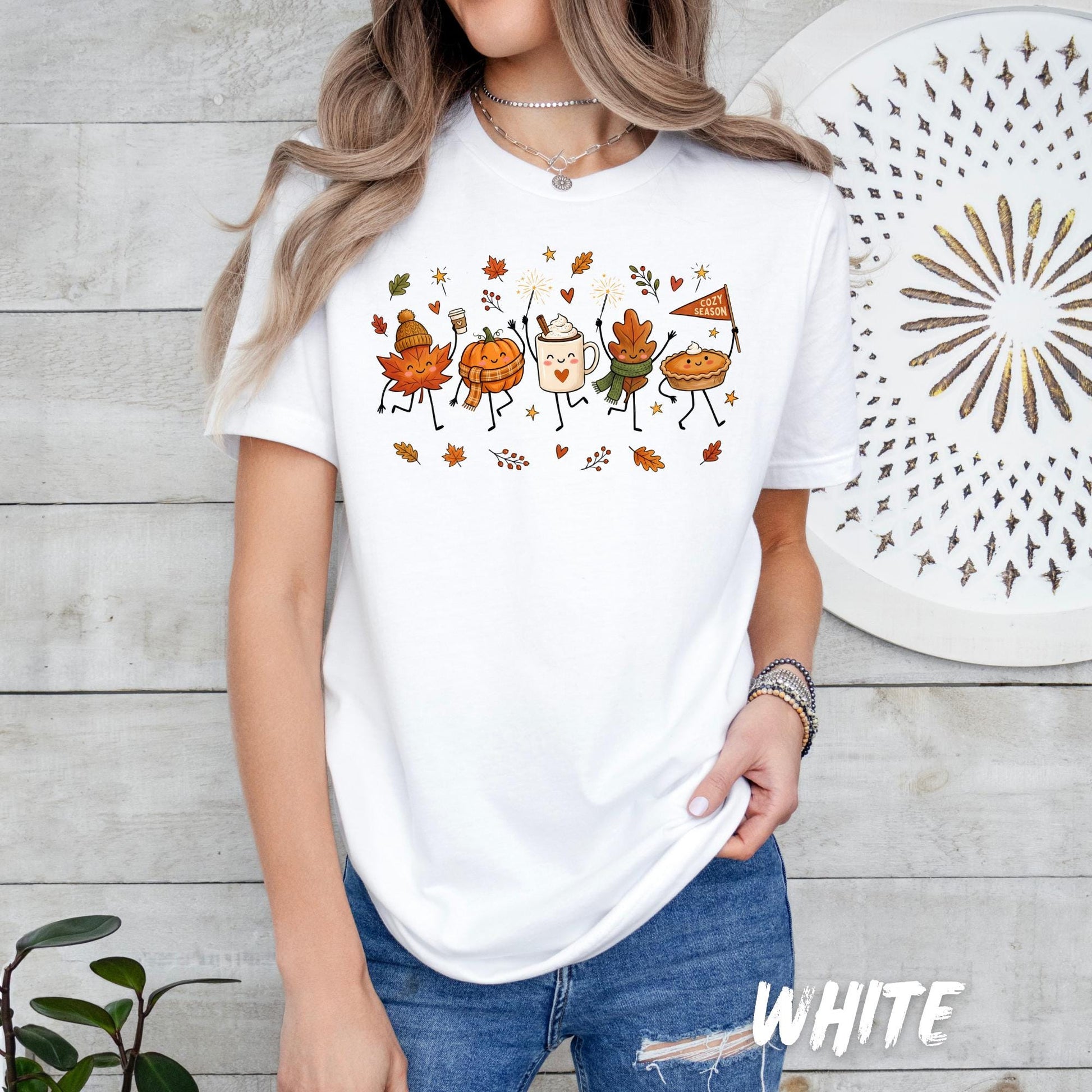 Cute Fall Sweatshirt, Cozy Season Crewneck, Pumpkin Spice Sweatshirt, Autumn Leaves Sweatshirt, Thanksgiving Shirt, Fall Coffee Lover Gift