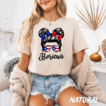 Boricua T-Shirt | Puerto Rico Pride Shirt | Puerto Rican Heritage Tee | Unisex Boricua Graphic Tee | Puerto Rican Flag Shirt