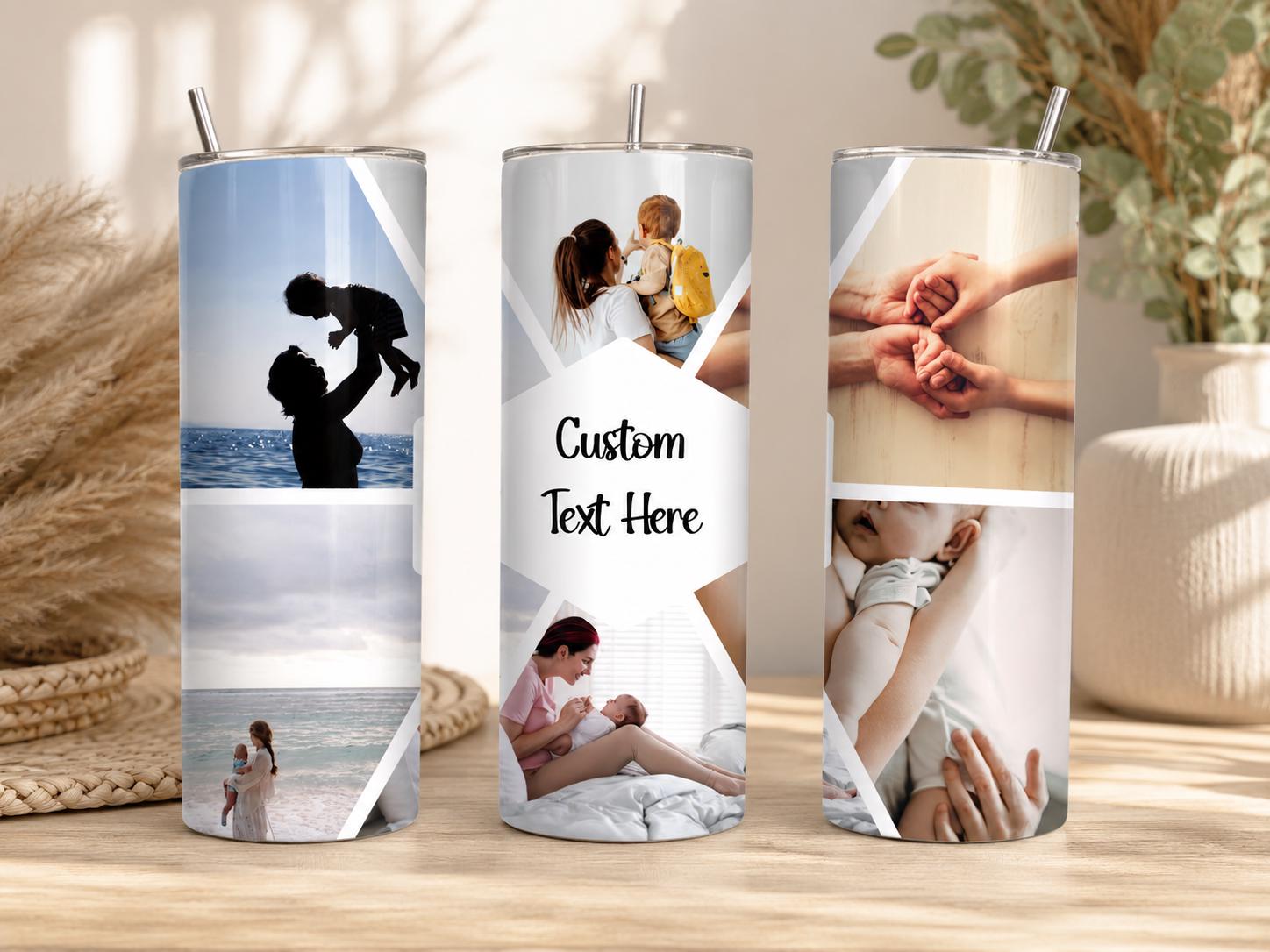 Mother’s Day Tumbler 20oz, Gift for Mom, Personalized Mom Cup, New Mom Gift, Cute Coffee Tumbler for Mama, Mom Birthday Gift