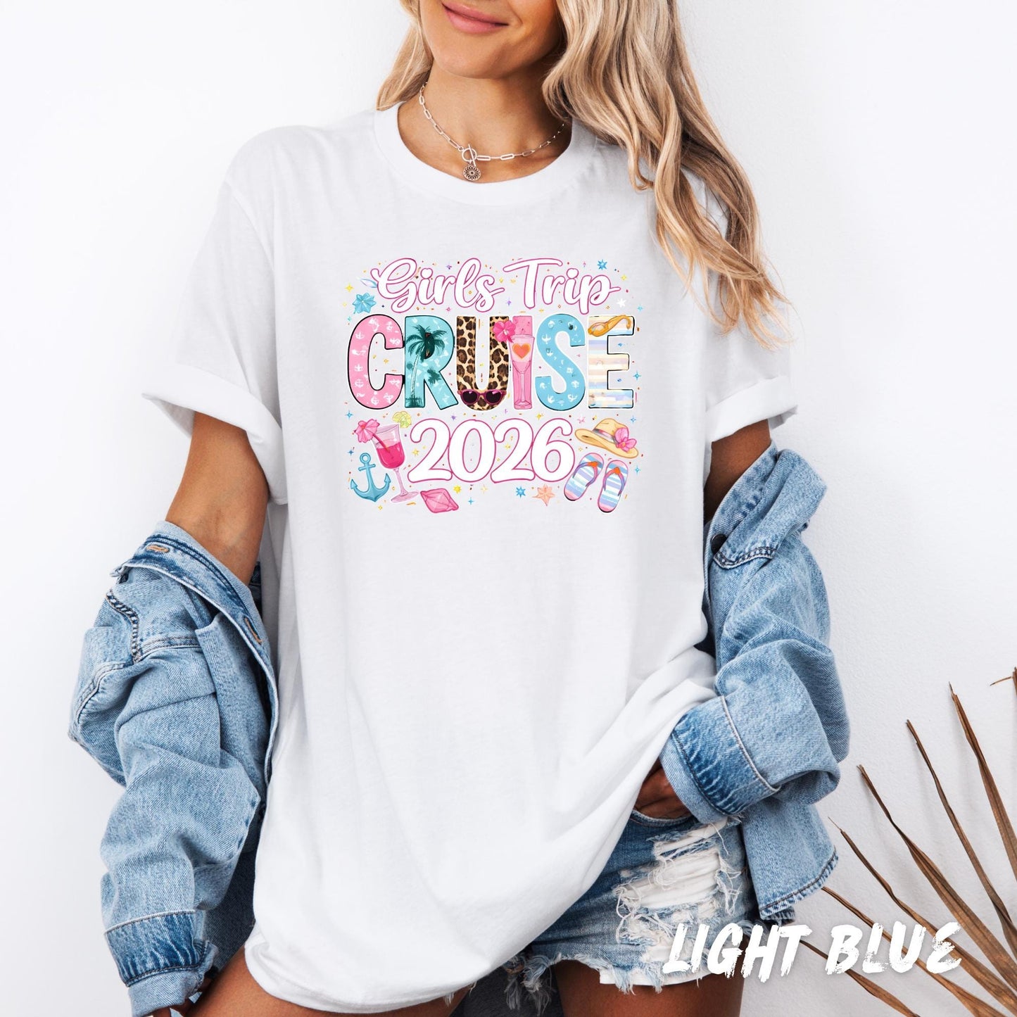Girls Trip Cruise 2026 Shirt, Cruise Vacation Shirt, Girls Cruise Tee, Matching Cruise Shirts, Friends Trip Shirt, Girls Trip Outfit