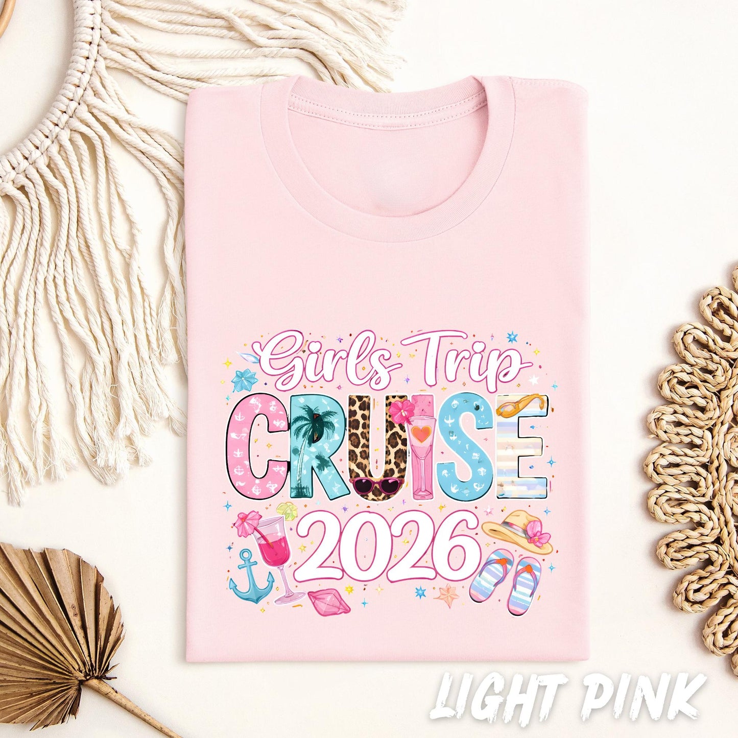 Girls Trip Cruise 2026 Shirt, Cruise Vacation Shirt, Girls Cruise Tee, Matching Cruise Shirts, Friends Trip Shirt, Girls Trip Outfit