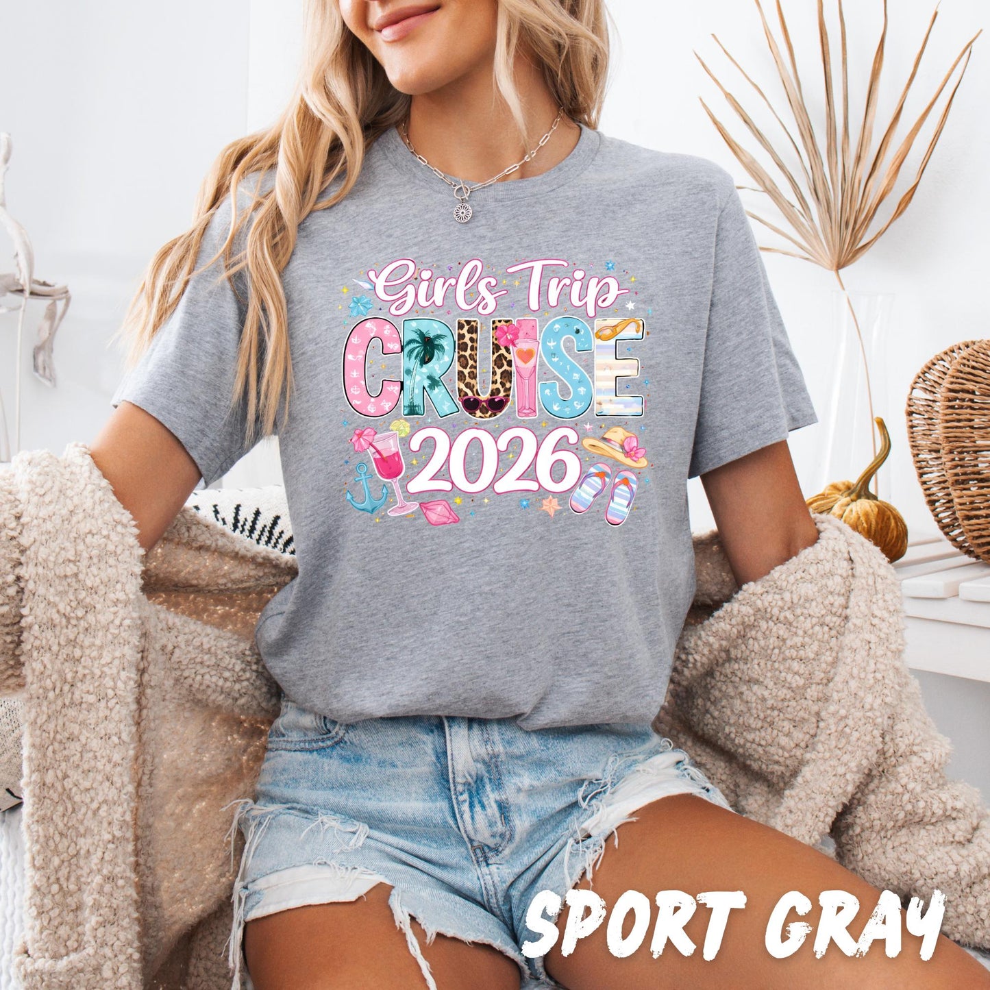 Girls Trip Cruise 2026 Shirt, Cruise Vacation Shirt, Girls Cruise Tee, Matching Cruise Shirts, Friends Trip Shirt, Girls Trip Outfit