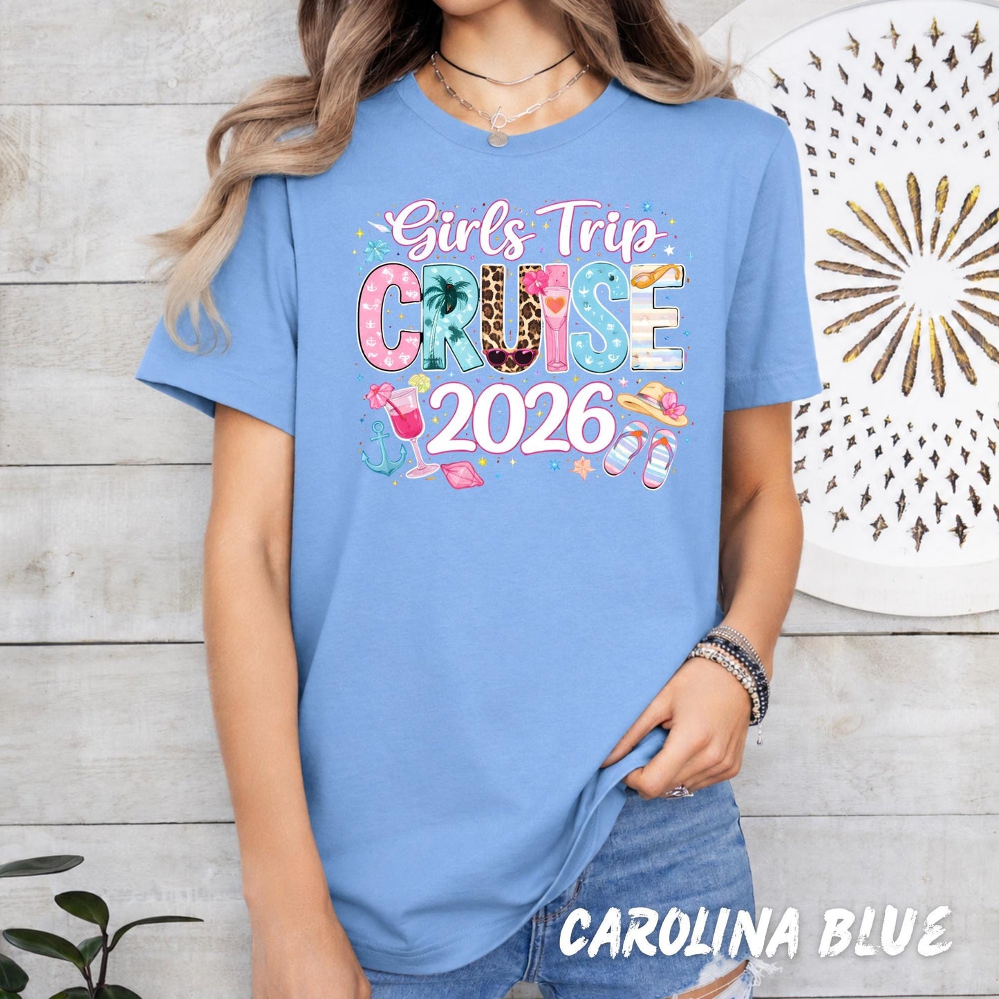 Girls Trip Cruise 2026 Shirt, Cruise Vacation Shirt, Girls Cruise Tee, Matching Cruise Shirts, Friends Trip Shirt, Girls Trip Outfit