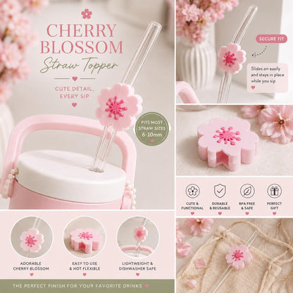 Cherry Blossom Can Cooler, 12 oz Regular or Skinny Can Holder, Floral Drink Accessory, Pink 3D Printed Cooler, Cute Gift