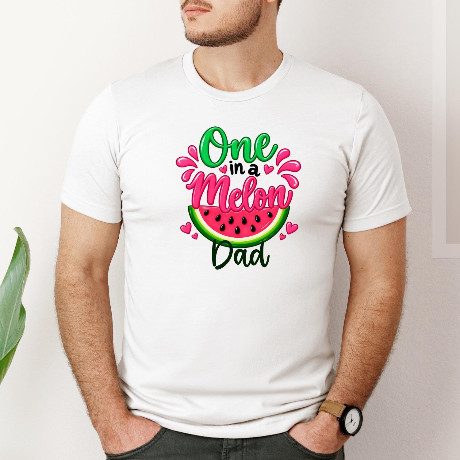 One in a Melon Matching Shirts, Mom and Me Watermelon Shirt, Mommy and Son Matching Outfit, Watermelon Birthday Shirt, Family Shirts