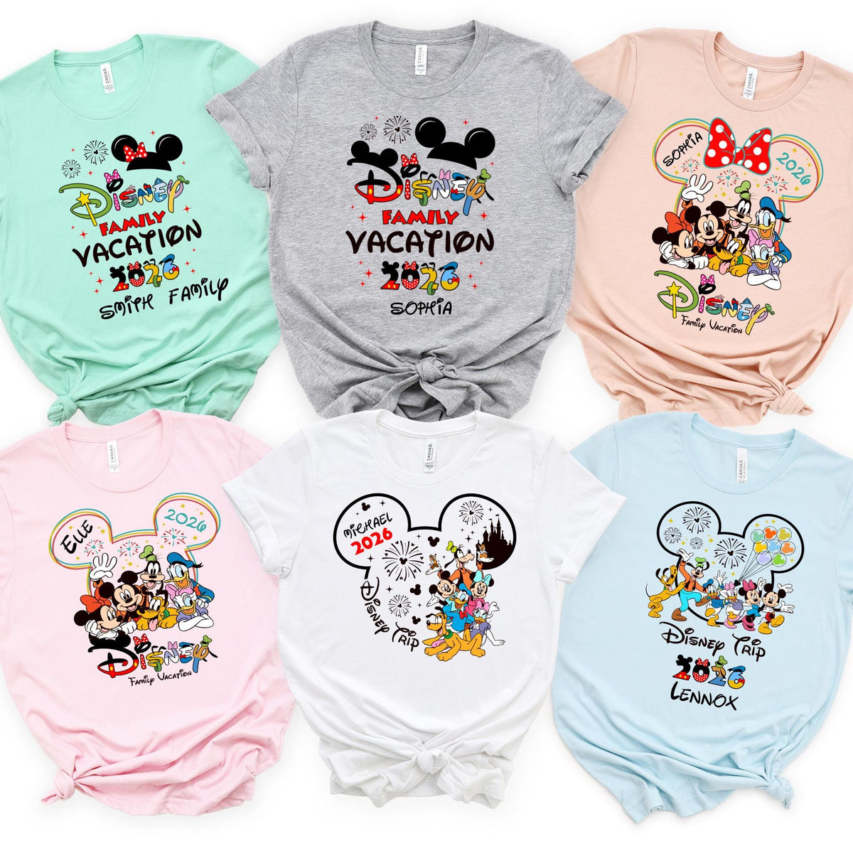 2026 Vacation Matching Shirts – Limited Stock Color Clearance | Family Vacation Shirts | Custom Group Trip Tees