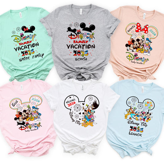 2026 Vacation Matching Shirts – Limited Stock Color Clearance | Family Vacation Shirts | Custom Group Trip Tees