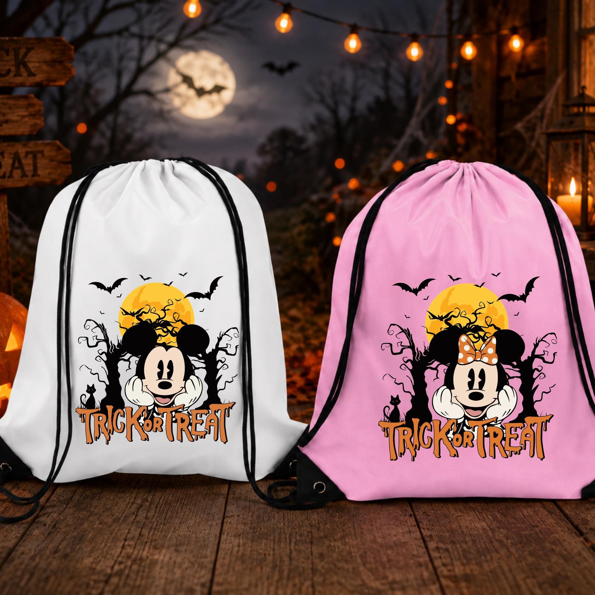 Disney Trick or Treat Backpack – Not So Scary Halloween Party | Family Vacation Bag | Halloween Bag