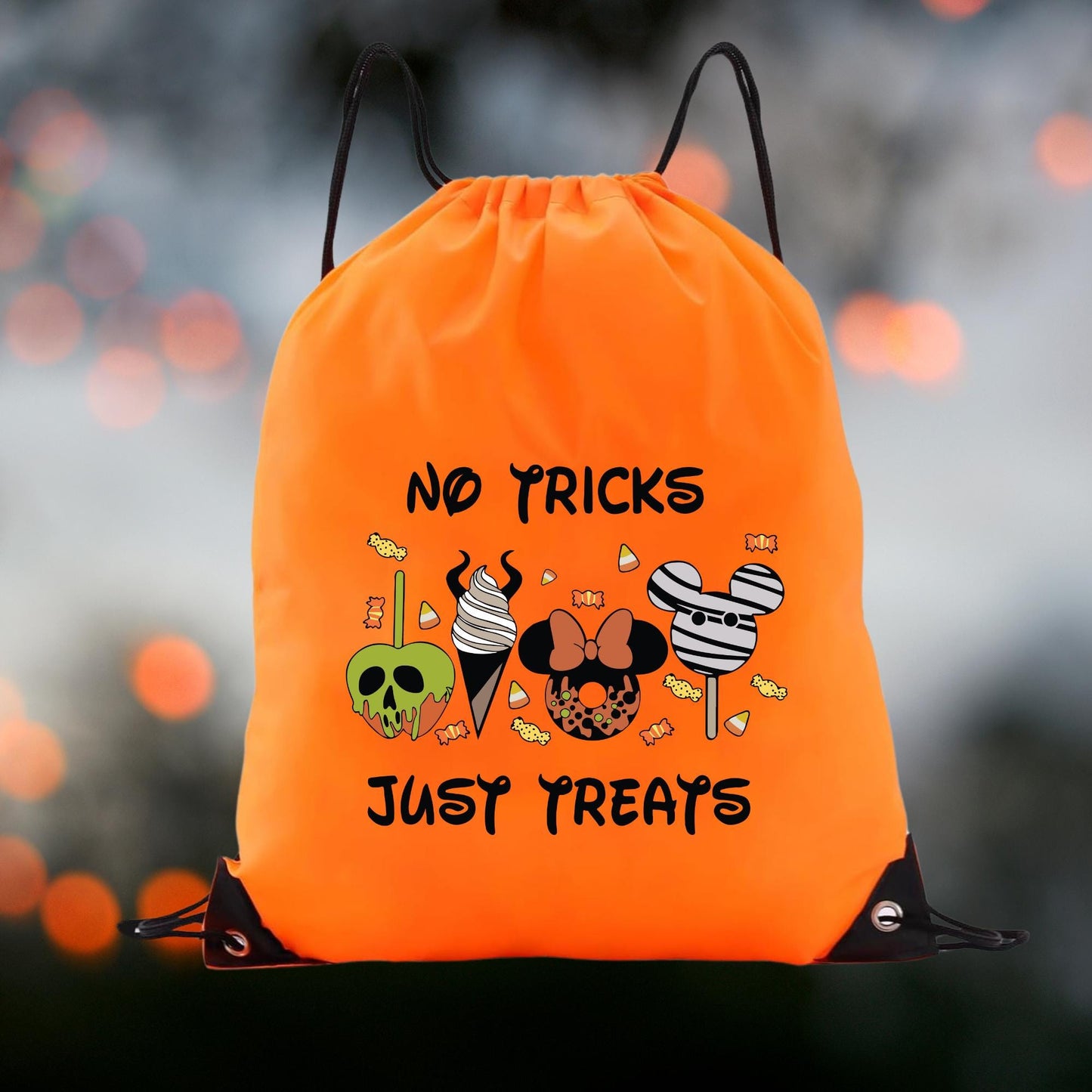 Magic Not So Scary Halloween Party Backpack | No Tricks Just Treats Bag | Family Vacation Bag | Halloween Party Bag