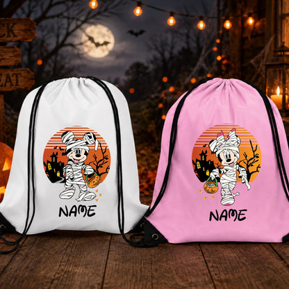 Personalized Magic Not So Scary Halloween Party Backpack | Trick or Treat Bag | Family Vacation Trip Bag | Halloween Party Bag