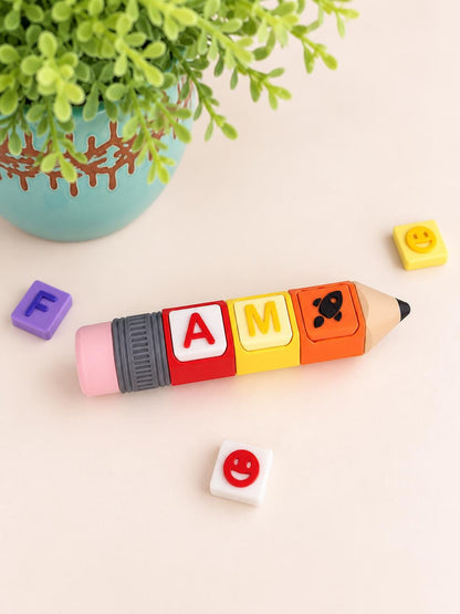 Personalized Pencil Clicker Fidget Toy, Custom Name Pencil, 3D Printed Sensory Toy, Teacher Gift, Classroom Reward, Back to School