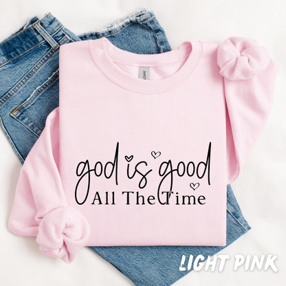 No Worries God Got Me Sweatshirt, Christian Sweatshirt, Faith Based Crewneck, Religious Gift for Women, Bible Inspired Sweatshirt