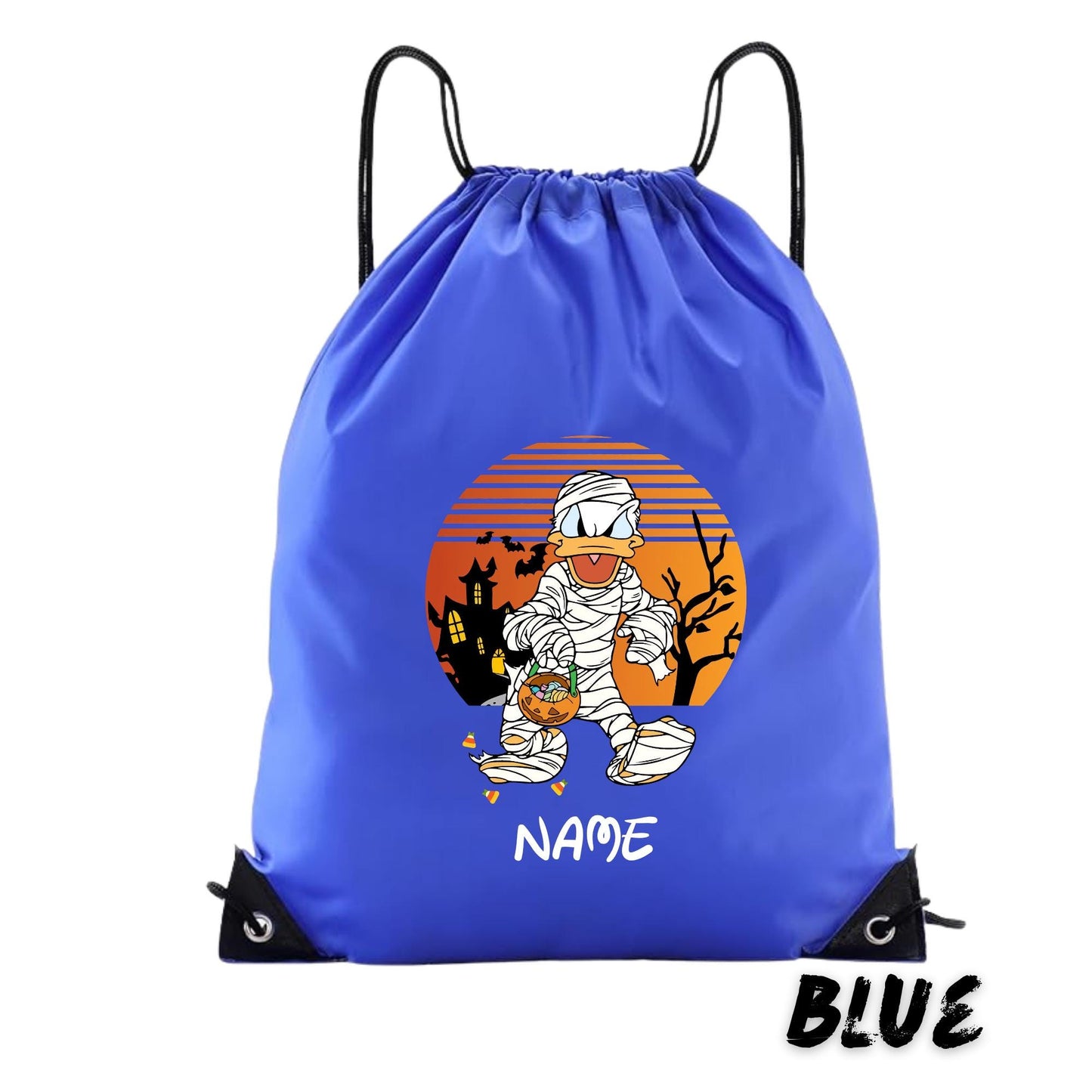 Personalized Magic Not So Scary Halloween Party Backpack | Trick or Treat Bag | Family Vacation Trip Bag | Halloween Party Bag