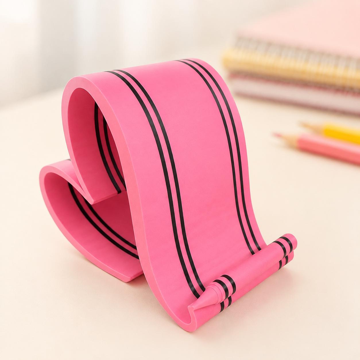 Pencil or Crayon Phone Stand, Teacher Desk Decor, Back to School Gift, Cute Classroom Phone Holder, Desk Accessory, Teacher Phone Holder